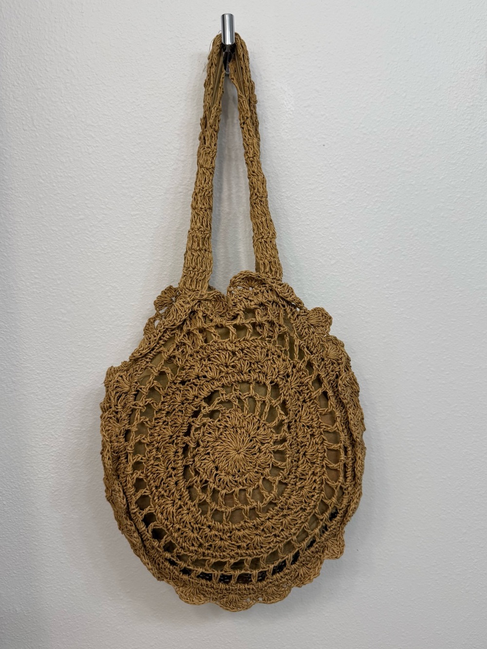 Anthropologie Babette Crocheted Circle Bag - Picture 3 of 7
